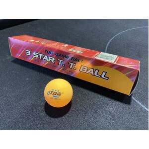 Double happiness 3 star table tennis ball pack (6pcs)