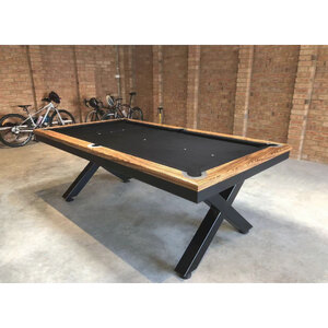 8 Foot Slate King Cross Pool Billiards Table