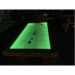 8ft Auto-Rise regent Air Hockey Table - Acrylic base (LED installed)