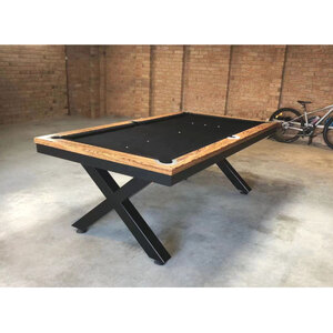 8 Foot Slate King Cross Pool Billiards Table