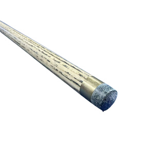 Legend Hand-made 3/4 57 inch 4 splice American Ash Shaft Wood Cue with extension and Leather Cue Case
