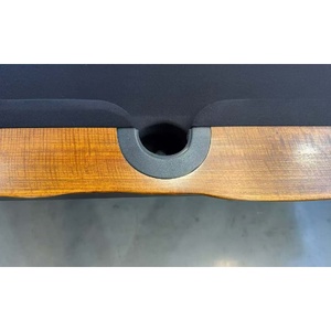 Pièce Unique - 7ft Slate Melody Pool Billiards Table, Selected Fiddle Back Mount Ash Timber