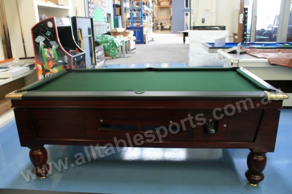 7 Foot Slate Traditional Pub/Hotel Bar Coin Operated Pool Table