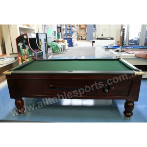 7 Foot Slate Traditional Pub/Hotel Bar Coin Operated Pool Table