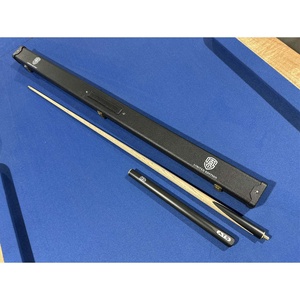 PIONEER BLACK 57 inch 3/4 Cue American ash shaft wood | aluminum logo and ATS Cue Case