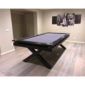 8 Foot Slate King Cross Pool Billiards Table