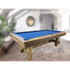 9 Foot Slate Retro Rustic Pool Table