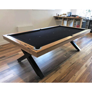 8 Foot Slate King Cross Pool Billiards Table