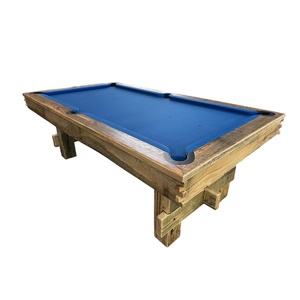9 Foot Slate Retro Rustic Pool Table
