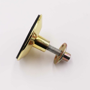Pool Table Leg Leveling Foot - Solid Brass with Nut