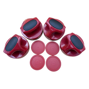 Pro - Air Hockey Bat/Pusher Deluxe Pack with 4 Bats 4 Pucks