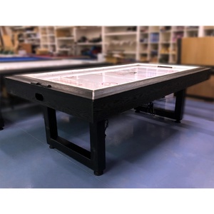  Hurricane -- 8ft Air Hockey Table with Perspex Top, Steel Frame