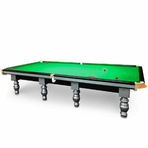 12 Foot Slate Windsor Snooker Table - Steel Back Cushion