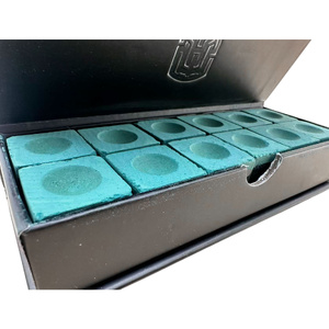 ATS Premium Billiard Chalk (12 Pack) - Cube Jade Green
