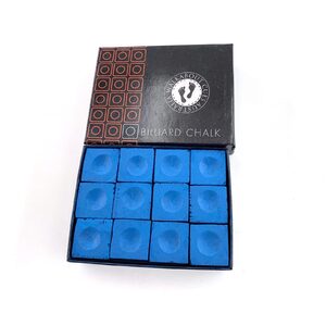 Walkabout Billiards chalk set, Blue, 12 pcs/pack