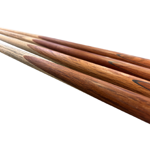 ATS 1 pc 57 inch Cue 1 Splice Sheoak/Ebony/Ash Timber - 4 Pack