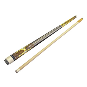 Scorpion 58 inch 2pc American Style Pool Cue 13mm Tip - Brown