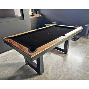 Pre-made 6ft Slate Odyssey American Oak Timber Leg Pool Table, Messmate Timber Top