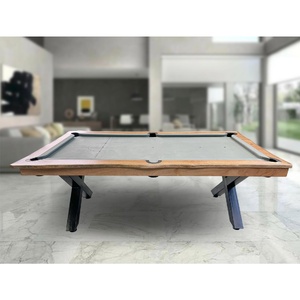 Pre-made 7 Foot slate Kings Cross Pool Table, Live Edge Silky Oak Timber