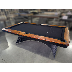 Pièce Unique - 7ft Slate Melody Pool Billiards Table, Selected Fiddle Back Mount Ash Timber