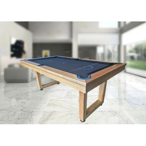 Pre-made 6ft Slate Odyssey Timber Leg Pool Table, Messmate Timber