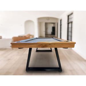 Pre-made 7ft Slate SAGA Pool Billiards Table, Grandis Timber