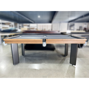 Pre-made 7ft Slate Sleek Premier Pool Billiards Table, Messmate timber
