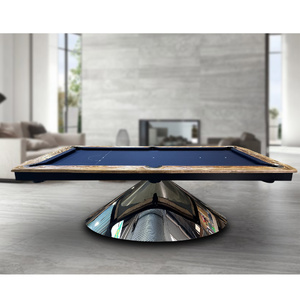 Pièce Unique - 7ft Slate Volcano Pool Billiards Table, Camphor Timber