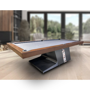Pre-made - Pièce Unique  8ft Slate Cyber Ultra Pool Billiard Table, Selected Fiddle Back JarrahTimber