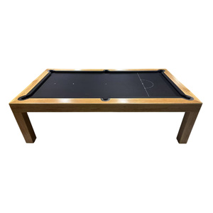 Pre-made 8 Foot Slate Executive Pool Table, American Oak Timber