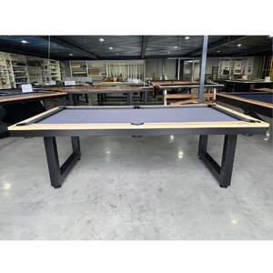PRE-MADE 8 Foot Slate ODYSSEY Pool Table, Canadian Maple Timber