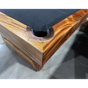 Pre-made 8ft Slate Odyssey Wooden Legs Billiards Table, Darwin Mahogany Timber