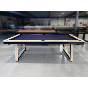Pre-made 8 foot Slate SAGA Pool Billiards Table, Canadian Maple Timber