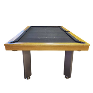 PRE-MADE 8ft Slate Sleek Billiard Table, American Oak Timber