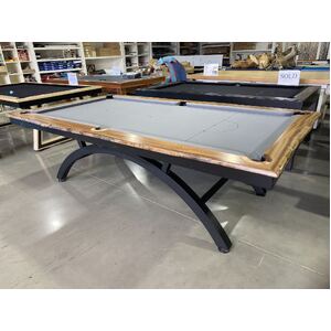 PRE-MADE 8 Foot Slate HARBOR BRIDGE Pool Table, Darwin Mahogany Timber
