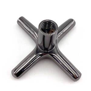 Black Chrome Cross Rest