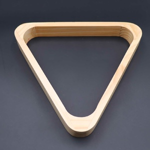 2 1/4 inch wooden triangle 15 balls