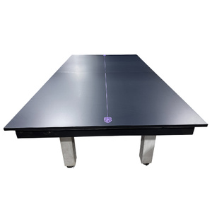 22mm Indoor Borderless Table Tennis Top with Purple Border
