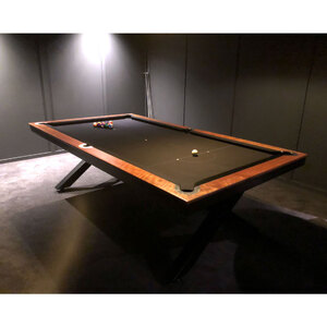 8 Foot Slate King Cross Pool Billiards Table