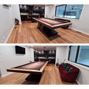 8 Foot Slate CyberPool Indoor Billiards Table