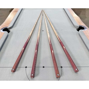 ATS 1 pc 57 inch Cue 1 Splice Purple Heart/Maple/Ash Timber - 4 Pack