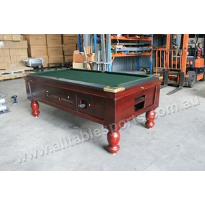7 Foot Slate Traditional Pub/Hotel Bar Coin Operated Pool Table