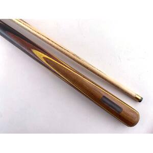 The Kakadu - 2pc Desert Cue with rod Ebony butt with light jarrah splice, 4 splice