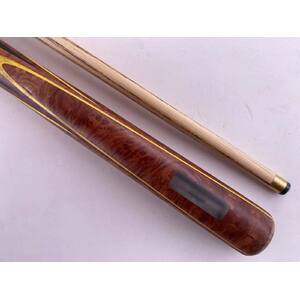 Nola Nola - 2pc Desert Cue with rod Ebony butt with Bimble box splice, 4 splice