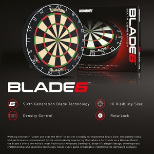 Winmau Blade 6 professional level bristle dartboard