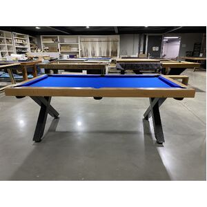 Pre-made 7 Foot slate Kings Cross Pool Table, Cypress Timber