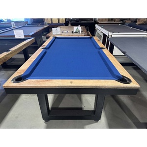 Pre-made 7 Foot Slate Odyssey Pool Billiards Table, Silky Oak Timber