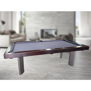 Pre-made 7 Foot Slate Sleek Pool Billiards Table, Jarrah Timber Top