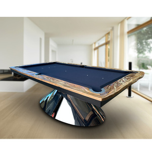 Pièce Unique - 7ft Slate Volcano Pool Billiards Table, Camphor Timber