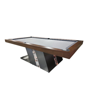 Pre-made - Pièce Unique  8ft Slate Cyber Ultra Pool Billiard Table, Selected Fiddle Back JarrahTimber